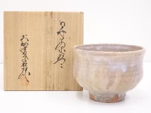 萩焼　大和松緑造　茶碗